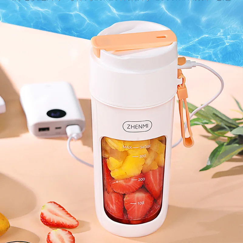 Electric Juicer Mini Portable Blender Fruit Mixers Fruit Extractors  Multifunction Juice Maker Machine Blender Smoothies Mixer