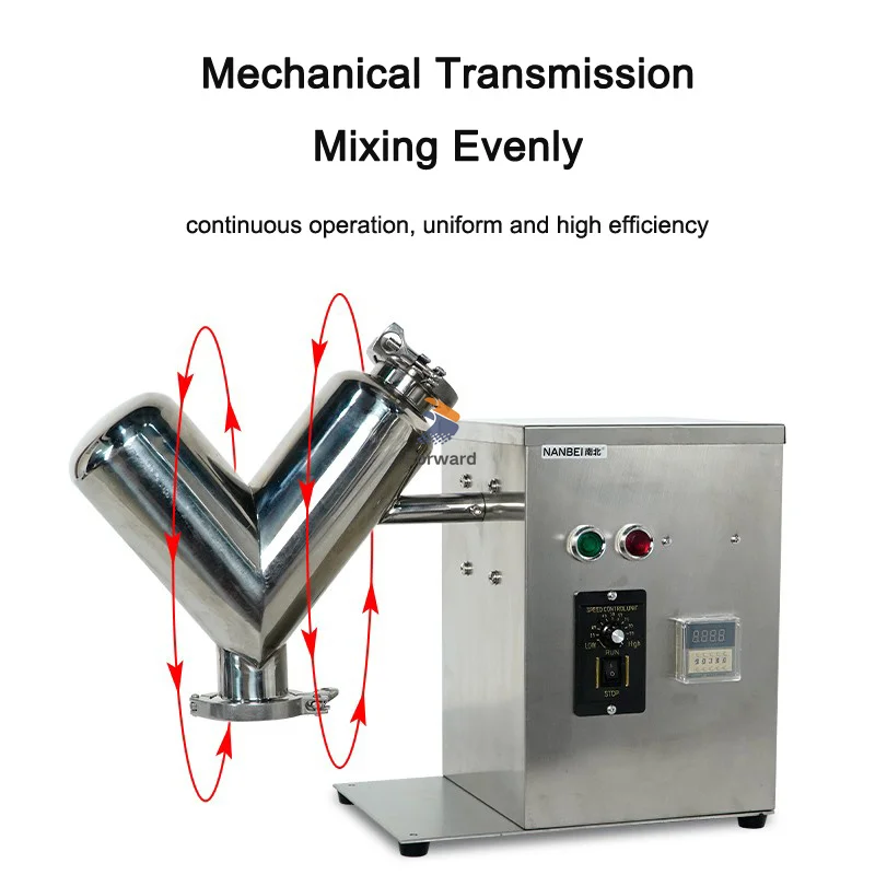 Small Mixer V-type Experimental Mixer Material V-shaped Blender Raw material Dry Powder Mixer Teaching Laboratory Process 5