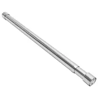 Wardrobe Rail Extendable Clothing Rail 48-80CM Stainless Steel Clothes Rod with End Sockets Screws Adjustable Closet Rail Pole 1