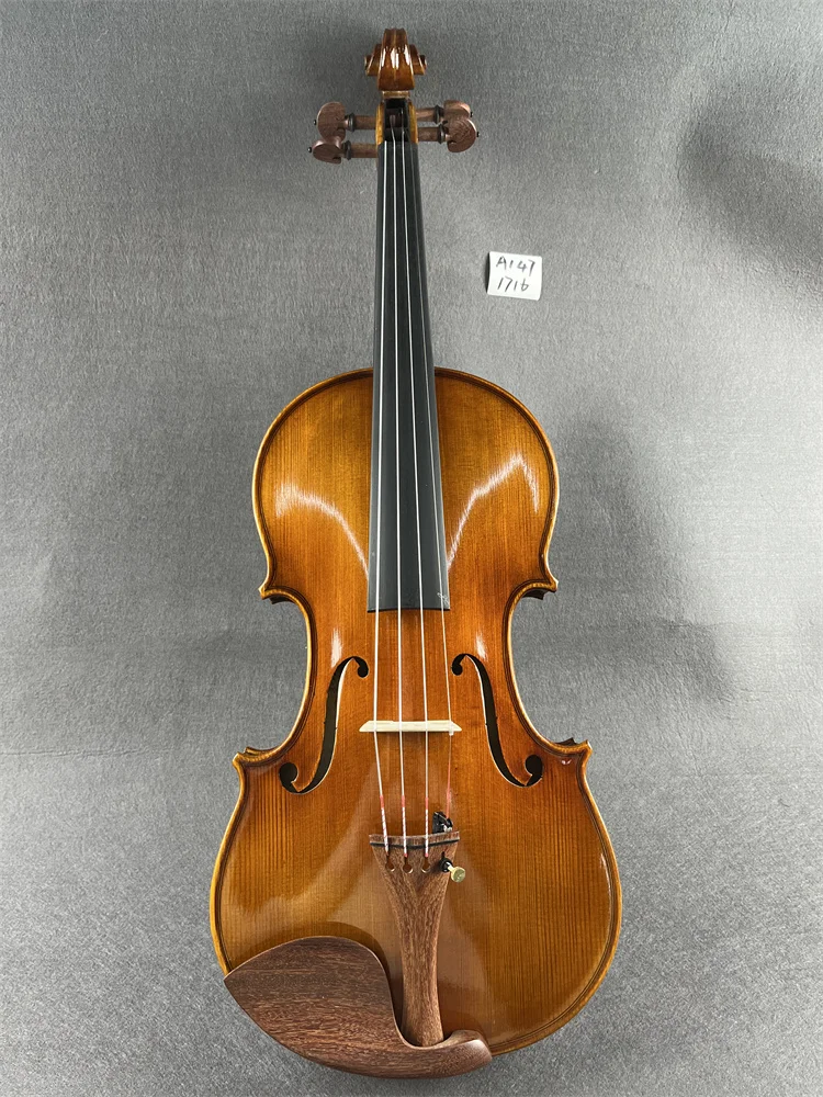 Professional Concert Level Stradivari "Messiah&ldquo; Copy Hand Made 4/4 Violin Musical Instrument w/ violin case 4/4 A147