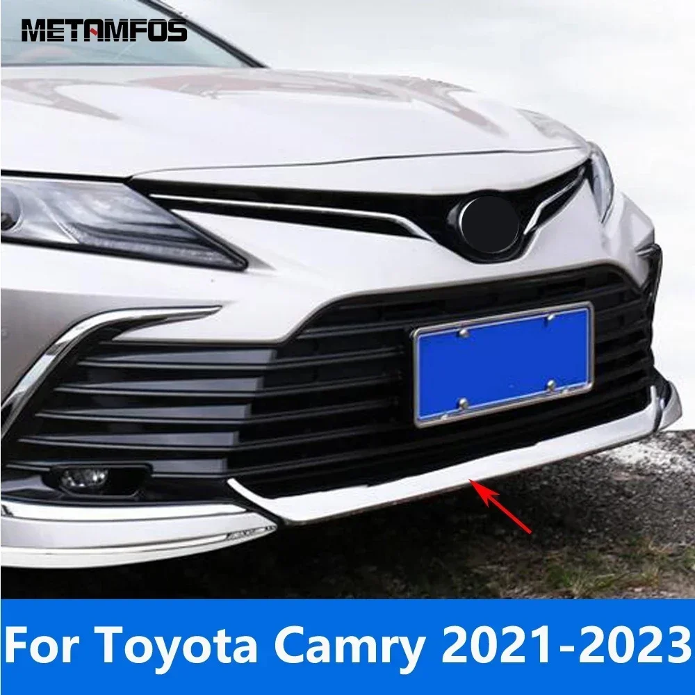 

Автомобильные аксессуары для Toyota Camry LE XLE 2021 2022 2023, внешний хромированный передний бампер, комплект отделки кузова, спойлер, диффузор, сплиттер