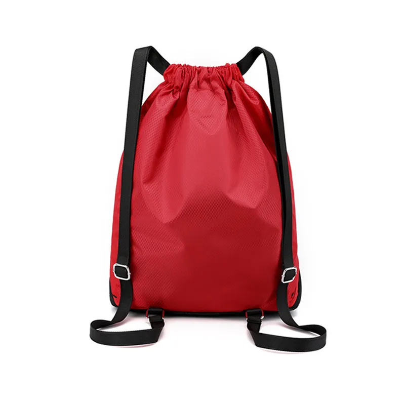 Women's Bags Waterproof Gym Men's Soccer Training Large Fitness Basketball Ball Drawstring Handbag Travel Female Sports Backpack