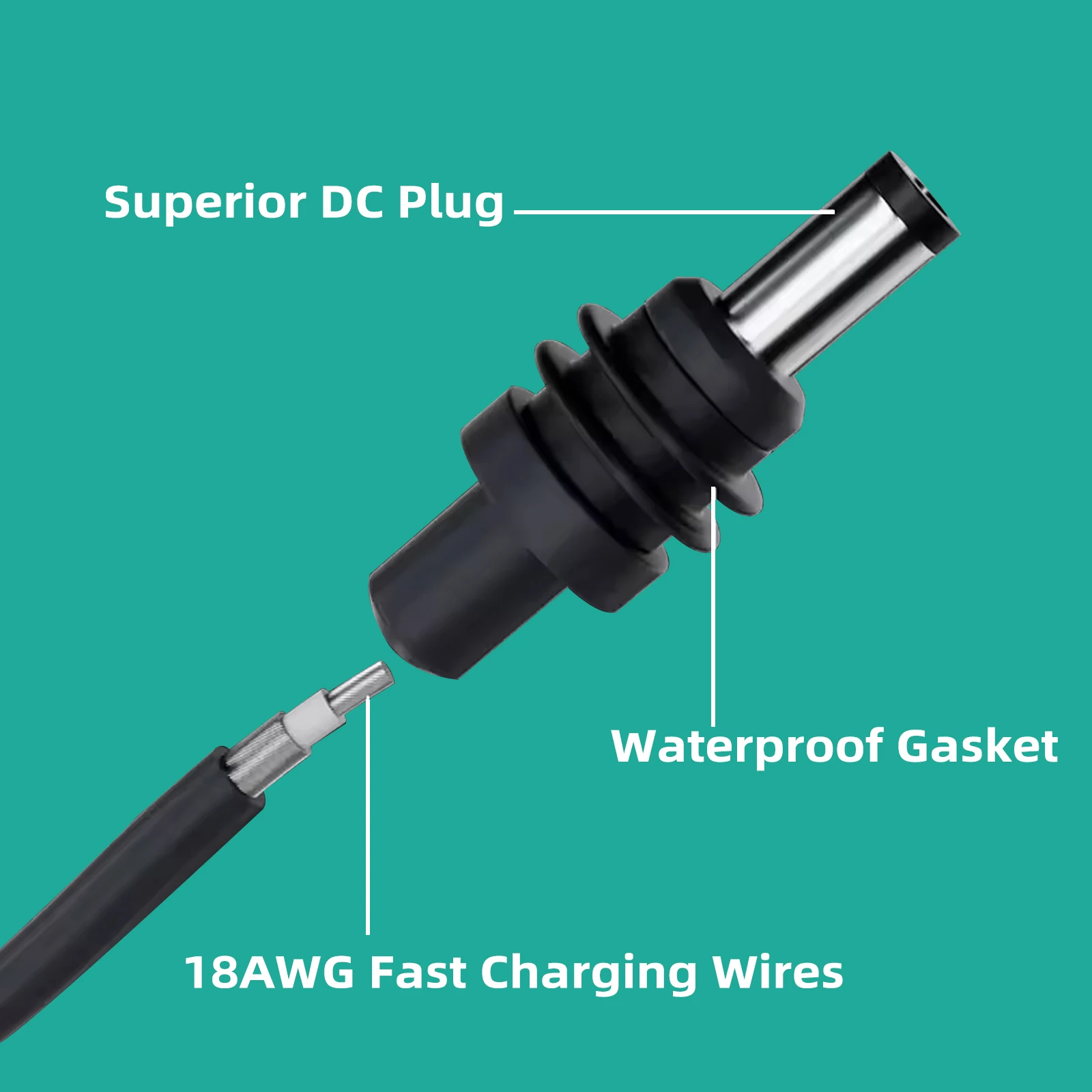 Starlink 미니 USB C-DC 전원 코드 - PD 20V Type-C 입력-DC 수 출력 방수, 65W + PD 20V 프로토콜과 호환 가능
