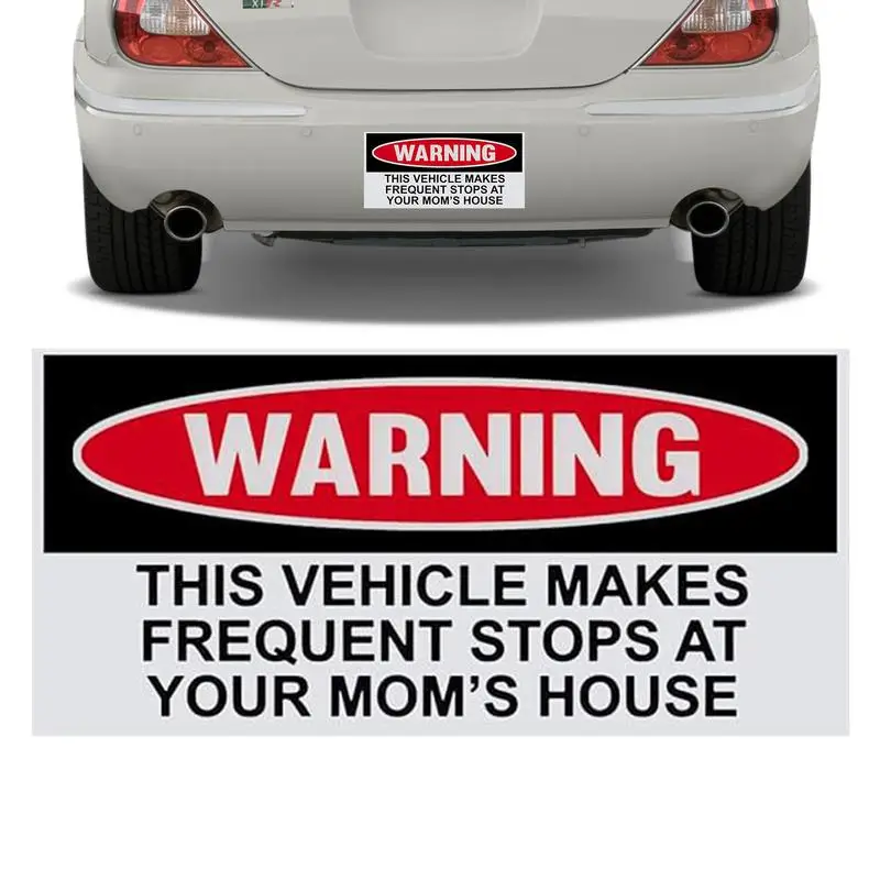 

Warning Car Stickers auto Safety Warning Rules Decal Waterproof Funny Bumper Decal Auto Window Motorcycle Sticker Accessories