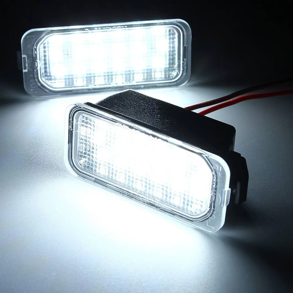 2 Pz Auto Led Numero Luce Targa Per Ford Focus Mk Ii Fiesta Mk Vii Mondeo Mk Iv Kuga S-Max 2008-2019
