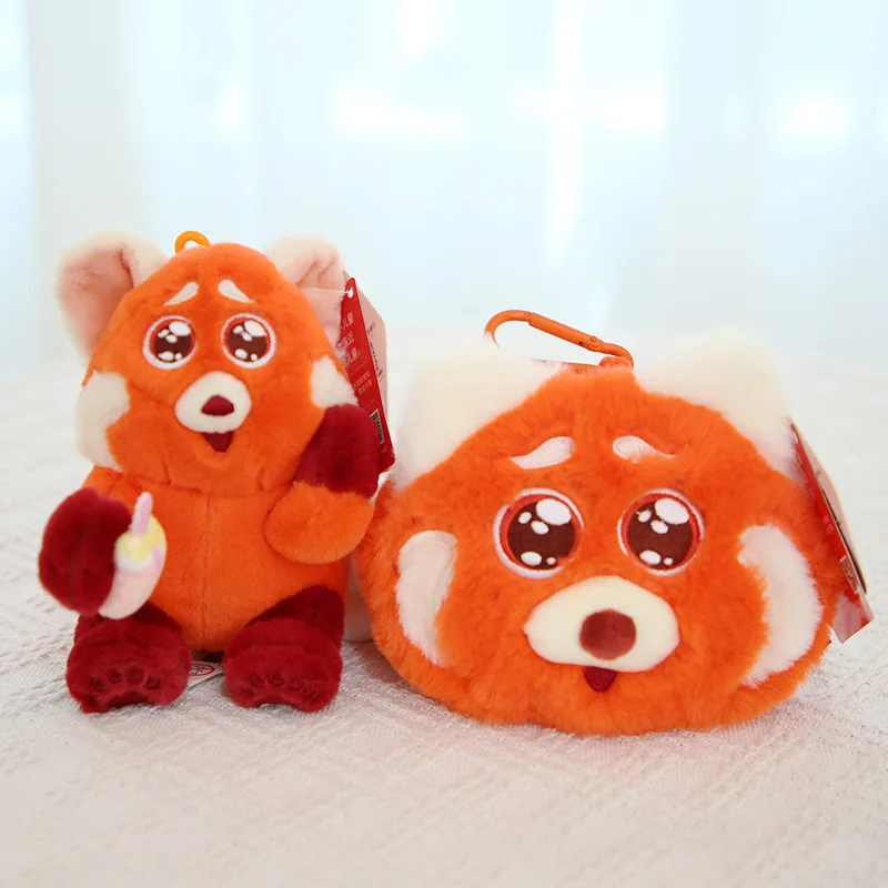 Genuine Disney Turning Red Pillow Pixar Panda Plush Toy Kawaii Pendant Red Bear Plushies Stuffed Animals Gift for Children Kids 3