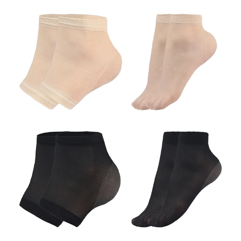 

Увлажняющие гелевые носки для пяток Spa-Sock for Foot Care Treatment-Gel Heel Protectors High Quality