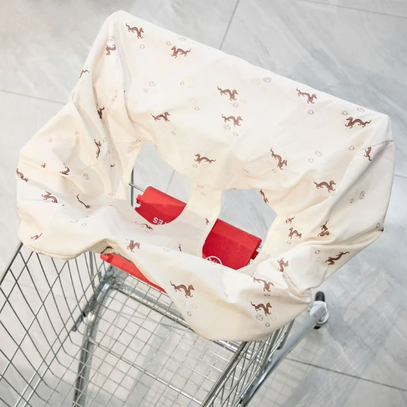 Print Kids Shopping Cart Pad Sleeve Baby High Legged Dinning Chair Seat Cover Care Solution for Baby and Toddlers A2UB 2