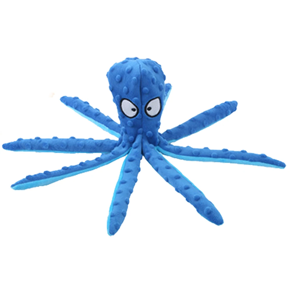 2Pcs Octopus Dog Toy No Stuffing Intelligent Dogs Chew Toys Bite Resist Squeaky Plush Puzzle Toy for Small Medium Dogs