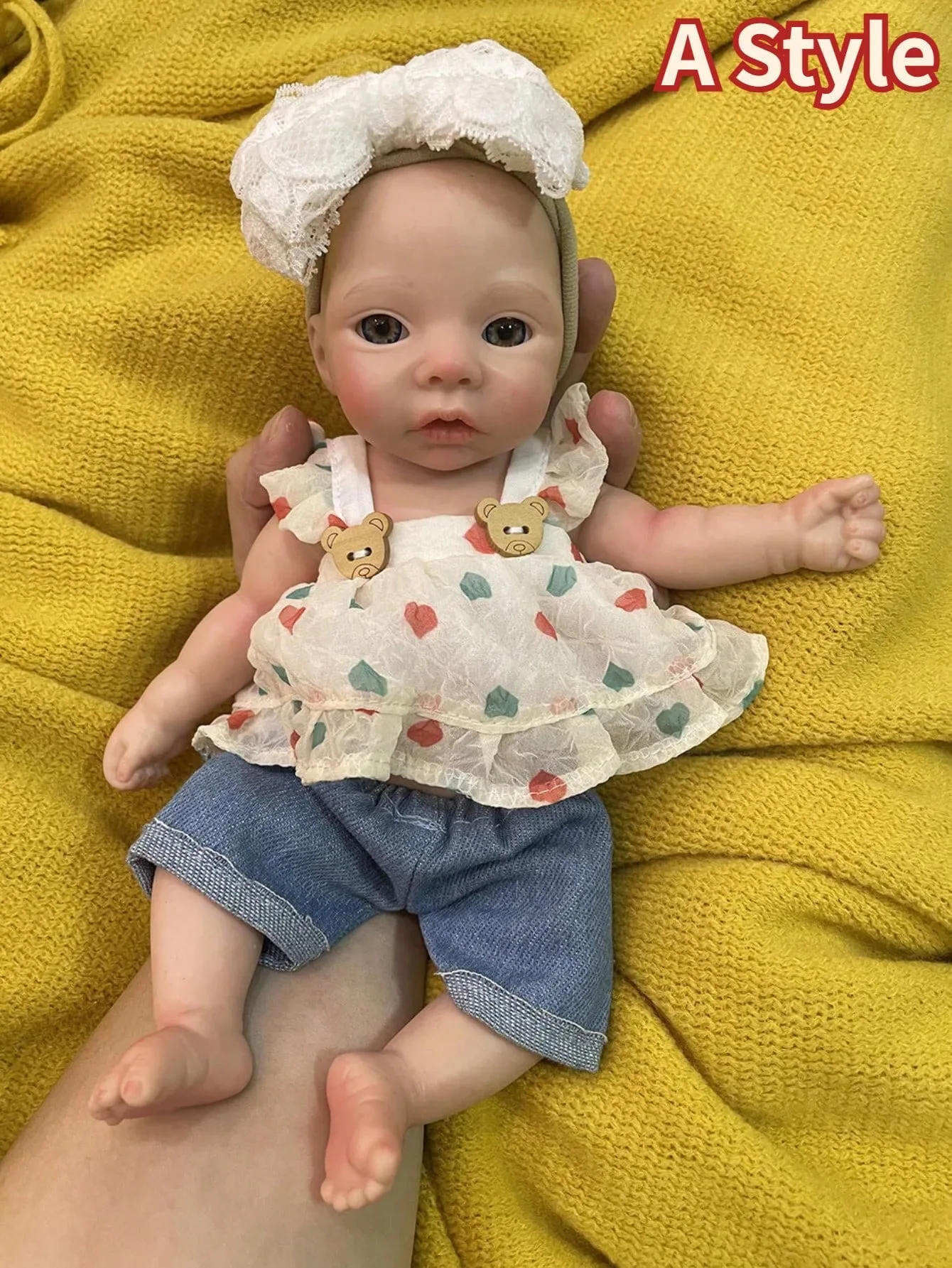 11 Inch Full Body Silicone Bettie Reborn Baby Doll реборн bebe ruborn de silicona Handmade Reborn Dolls Gifts