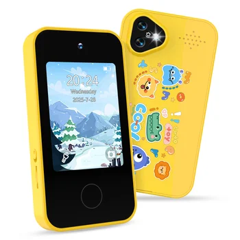 Giocattoli Smartphone per Bambini, Giocattoli Educativi con Doppia Fotocamera, Telefoni per Raccontare Storie ai Bambini, Giocattoli Educativi per la Prima Infanzia