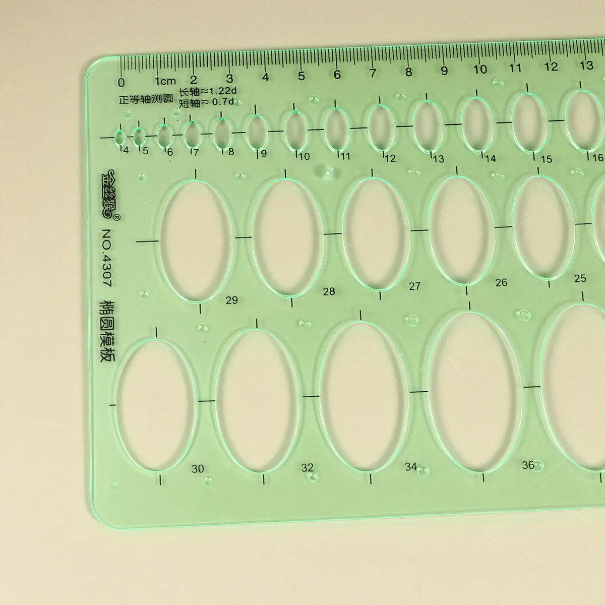 2Pcs 투명 기하학적 눈금자 그리기 템플릿 학교 사무실 제도 디자인 및 예술을 위한 플라스틱 수학 측정 도구