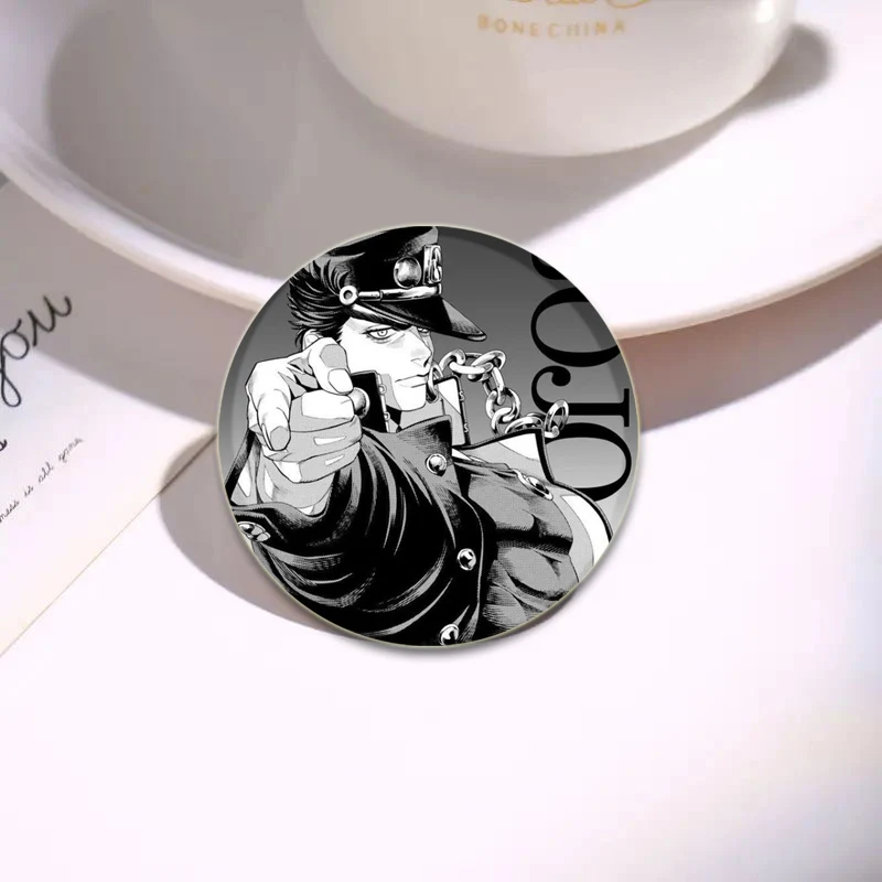 Jojo's Bizarre Adventure Anime Brooch Collection - HD Print Pins