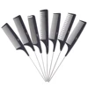 Professional Anti Static Pointed Tail Hair Styling Comb Hair Dye Brush Barber Steel Needle Pin Rat Tip Combs Barber Accessorie 3