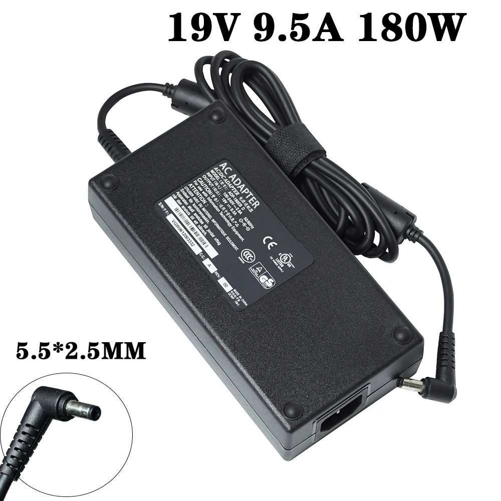 

19V 9.5A 5.5*2.5mm 180W Laptop Ac Adapter Power Charger For Asus G55VW G75VW ROG G750 G750JM G70SM G70SN G70SR