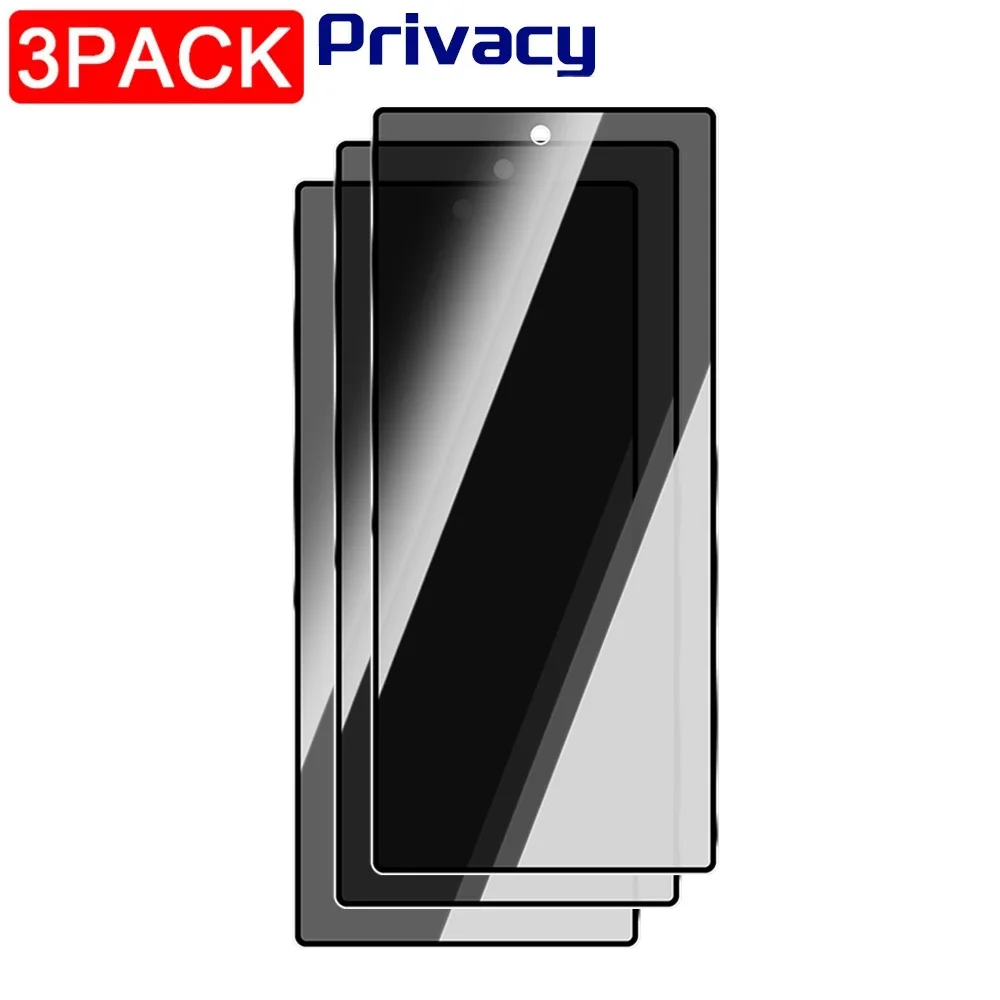 Ultra Wide Privacy Anti-Spy Tempered Glass Screen Protector, Anti-Scratch Film