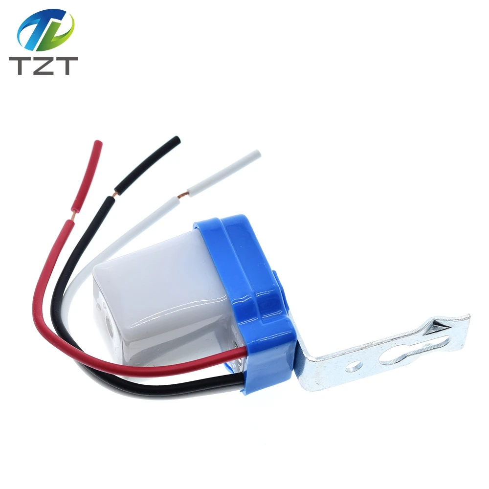 DIYTZT 1/2/4PCS Automatische ein-aus fotozelle straße Licht Schalter DC AC 220V 50-60Hz 10A Foto Control Photoswitch Erkennung Modul
