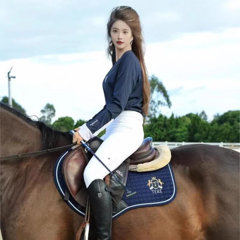 Equestrian Saddle Mat Obstacle Race Dressage Sweat Drawer Horse Sweat Mat Shock Resistant And Anti Slip Horseback
