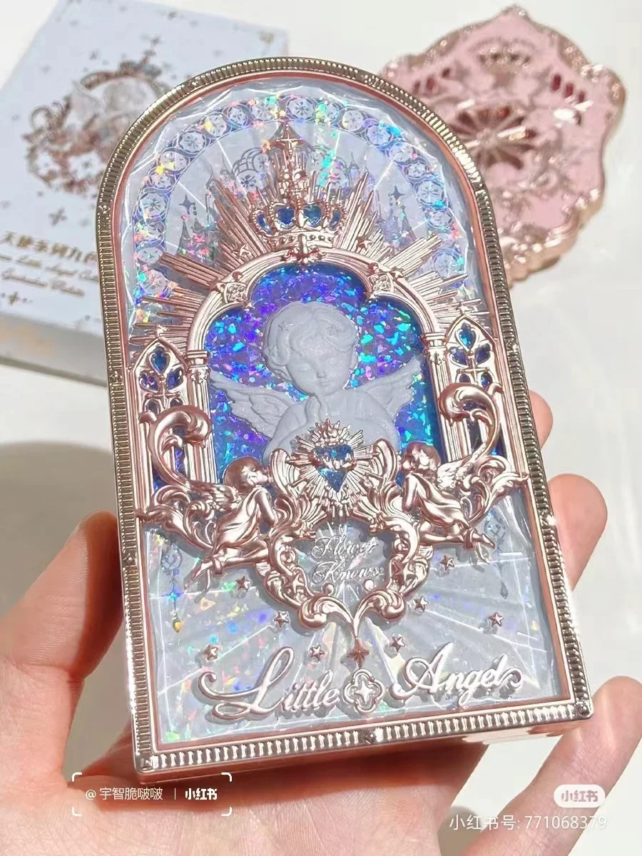 Flower Sa Little Angel Nine Color Eyeshadow Matte Fine Sparkle Pearl Palette Completa