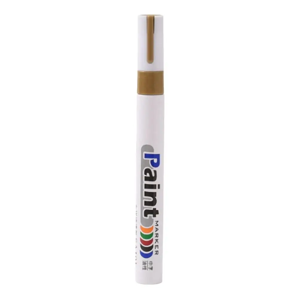 Paint Pen Waterproof Cars Wheel Tire Oily Mark Pen Rubber Quick Paint Auto DIY Dry Marker Tyre Marker Graffiti Y9P3