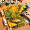 Marie's 50ml/1.69 oz 1pc Pearlescent Yellow Metallic Acrylic Paint,Quick-Drying for Glass,Rock,Wood,DIY for Adults & Artists 4