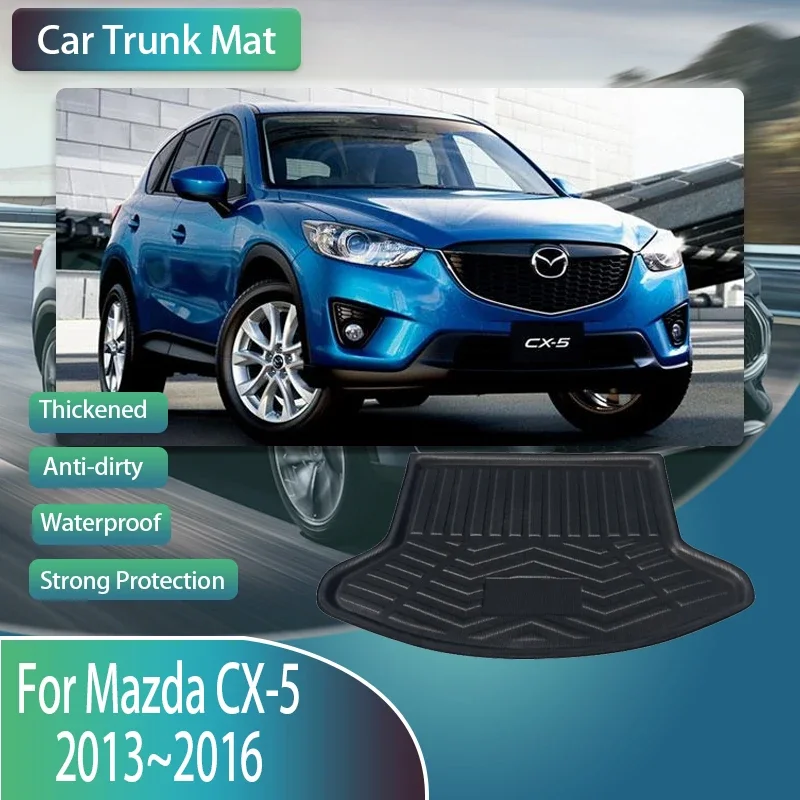 

Car Trunk Mats For Mazda CX-5 CX5 CX 5 KE MK1 2013 2014 2015 2016 EVA Boot Carpet Trunk Storage Pad Cargo Cover Auto Accessories