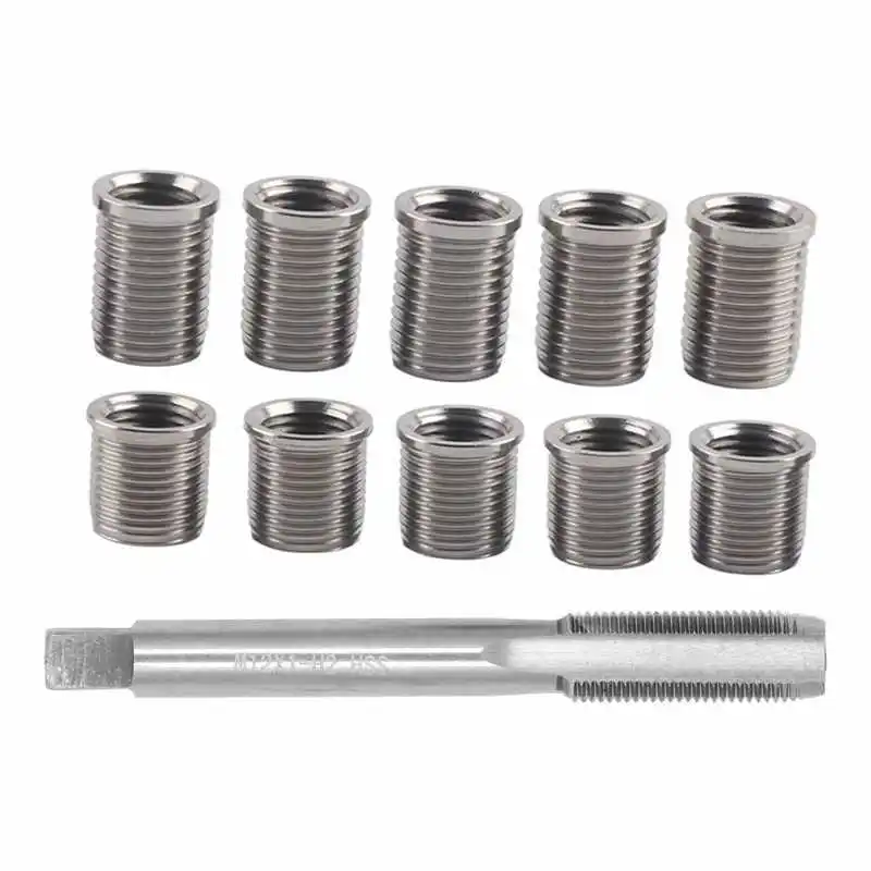 1 set spark plug thread repair tool m10x1 0 bolt m12x1 0 tap hardware