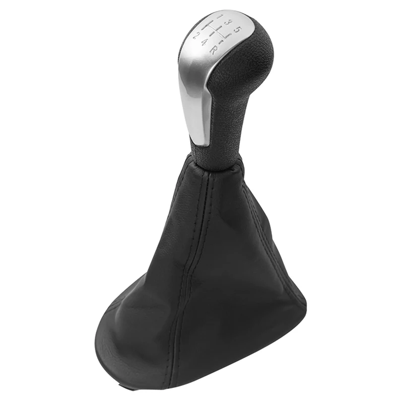 Car Gear Shift Knob Gear Shift Knob for Chevrolet Chevy Spark 2011 2012 2013 2014 2015 Lever Stick Gaiter Boot Cover Collar 5 Speed Accessory car gear shift knob