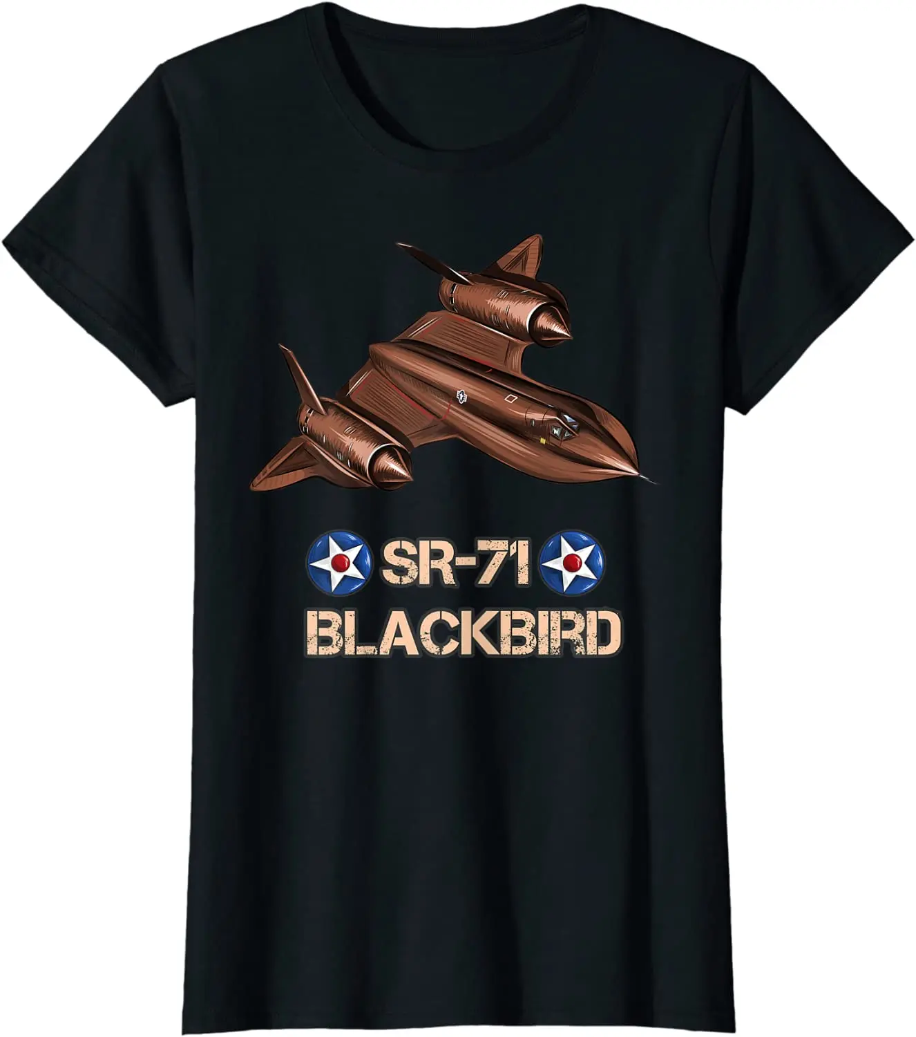 

American SR71 Blackbird Reconnaissance Aircraft T-Shirt 100% Cotton O-Neck Summer Short Sleeve Casual Mens T-shirt Size S-3XL