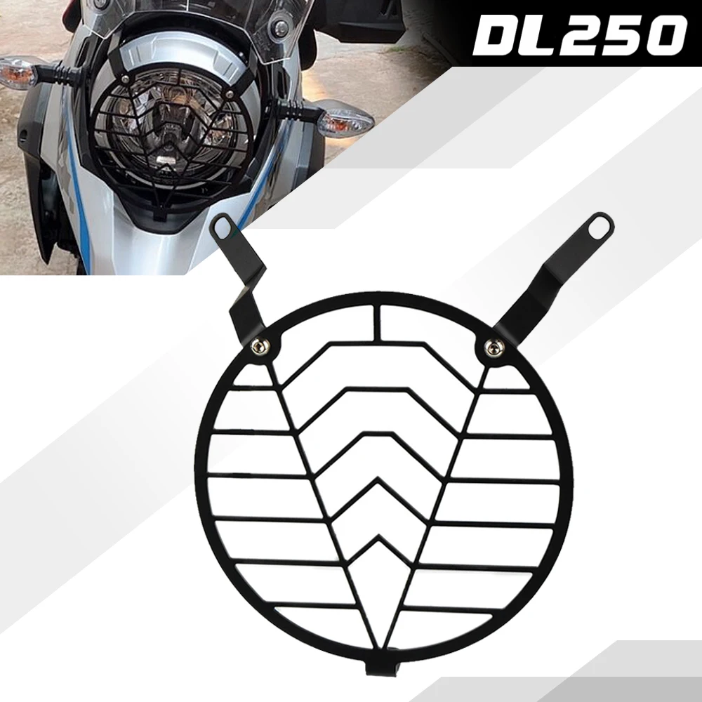 

For SUZUKI DL250 V-Strom VSTROM DL 250 Motorcycle Headlight Grill Guard Protection Cover Protector DL250 VStrom 250 Accessories
