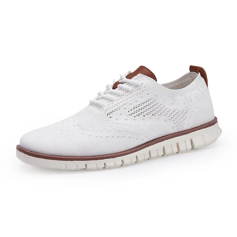Men Casual Shoes Breathable Mesh Casual Sneakers Comfortable Non-slip Walking Shoes Lightweight Soft Flat Shoes Men zapatillas