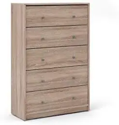 

Bedrooms or Entryways, Silver Knobs Drawer Chest, Gray