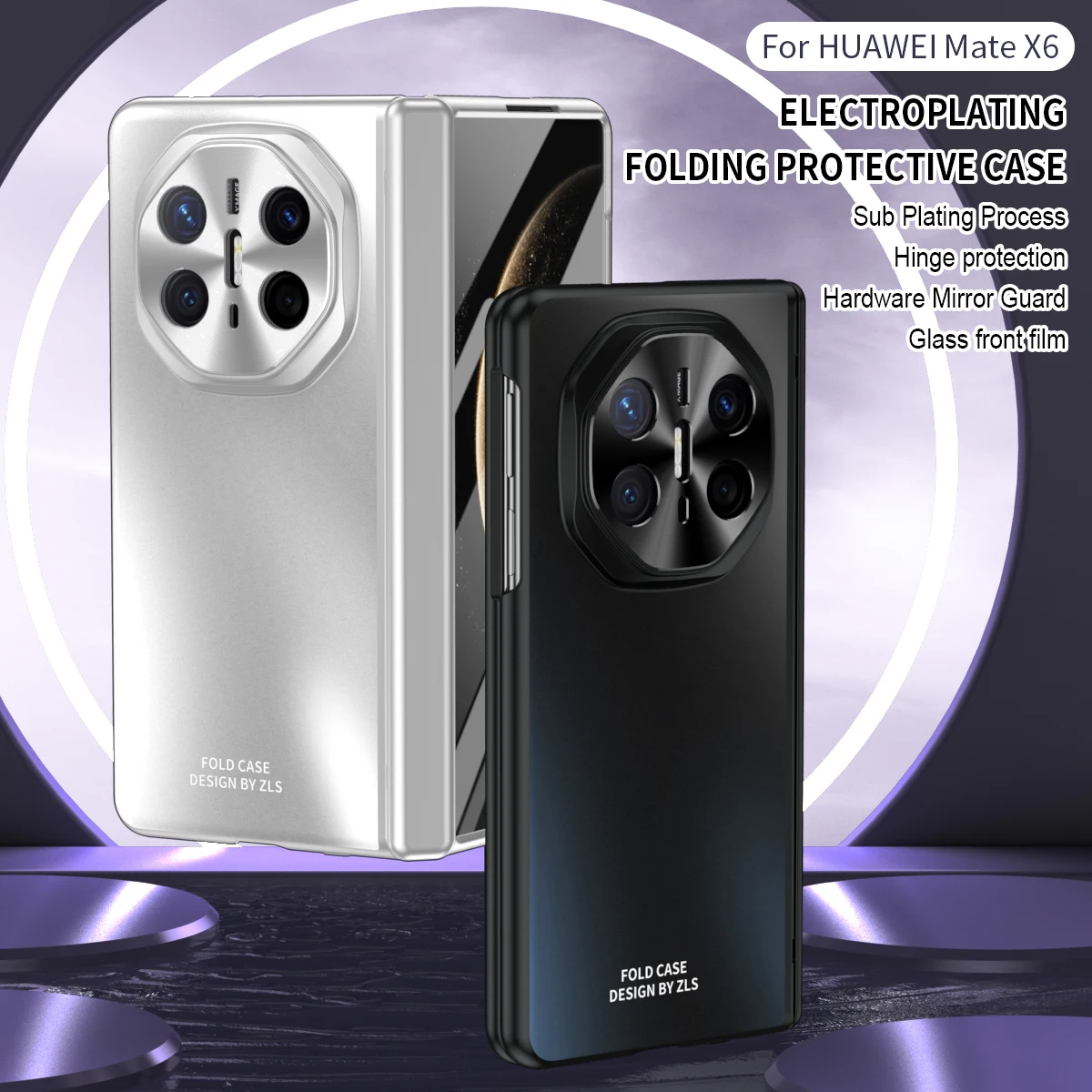 Schutzhülle Für Huawei Mate X6 – Magnetische Scharnierhülle, Transparent & Stoßfest