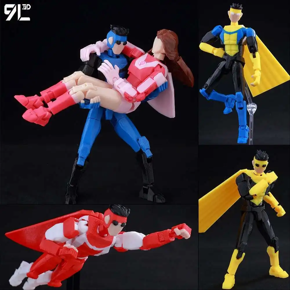 9L3D Printed Anime Naruto Jujutsu Kaisen One Piece Characters