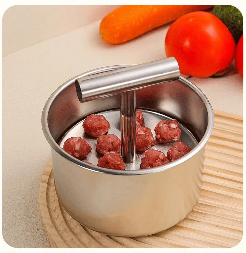 Multi-functional Press Meatball Maker New Household Kitchen Manual Hand-pressed Meatball Shrimp Slide Mold meat ball maker