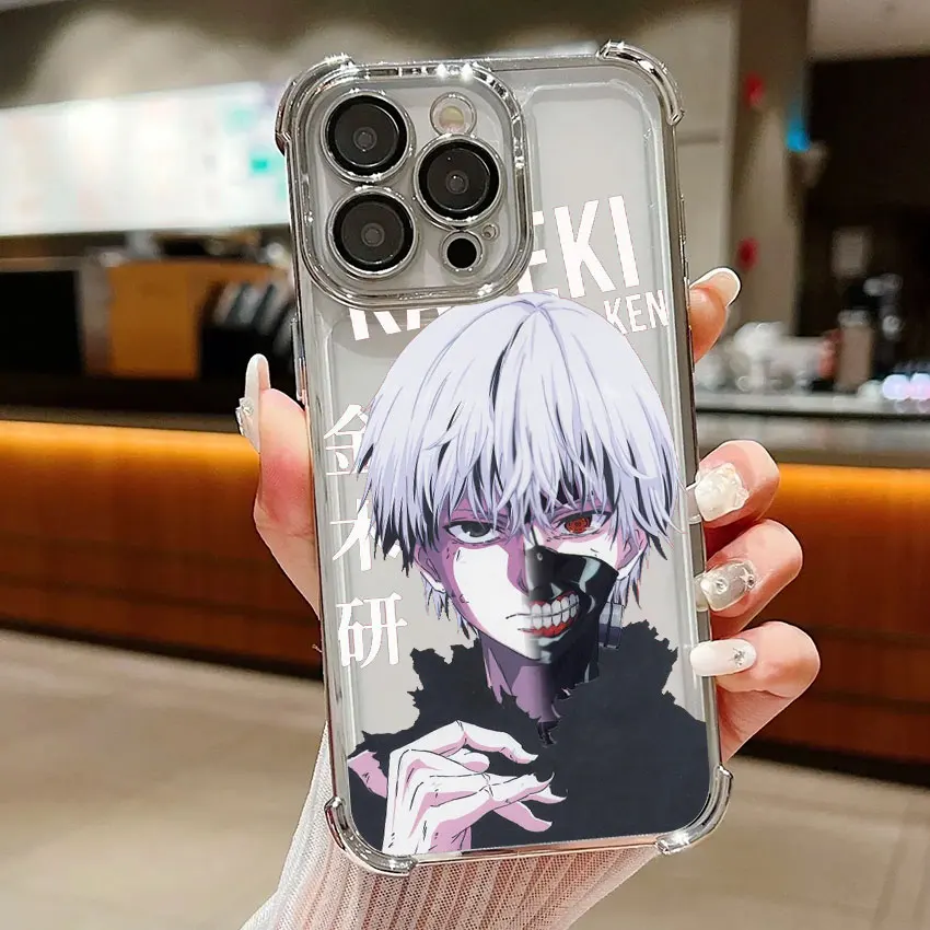 Tokyos Anime Ghouls Clear Phone Case Cover