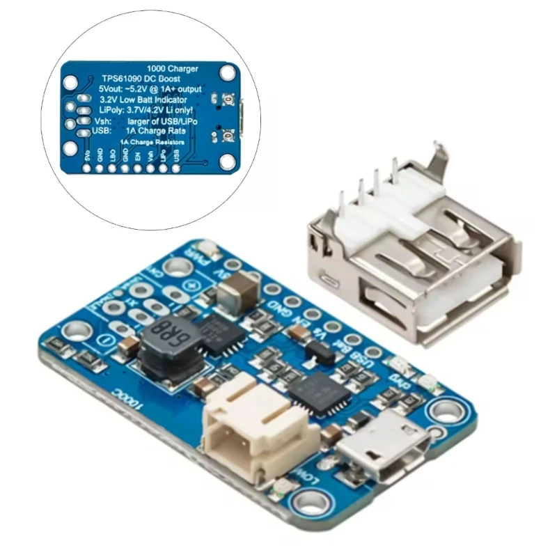 소형 2465 모듈 USB 부스트 충전기 전원 공급 장치 전자 리튬 배터리