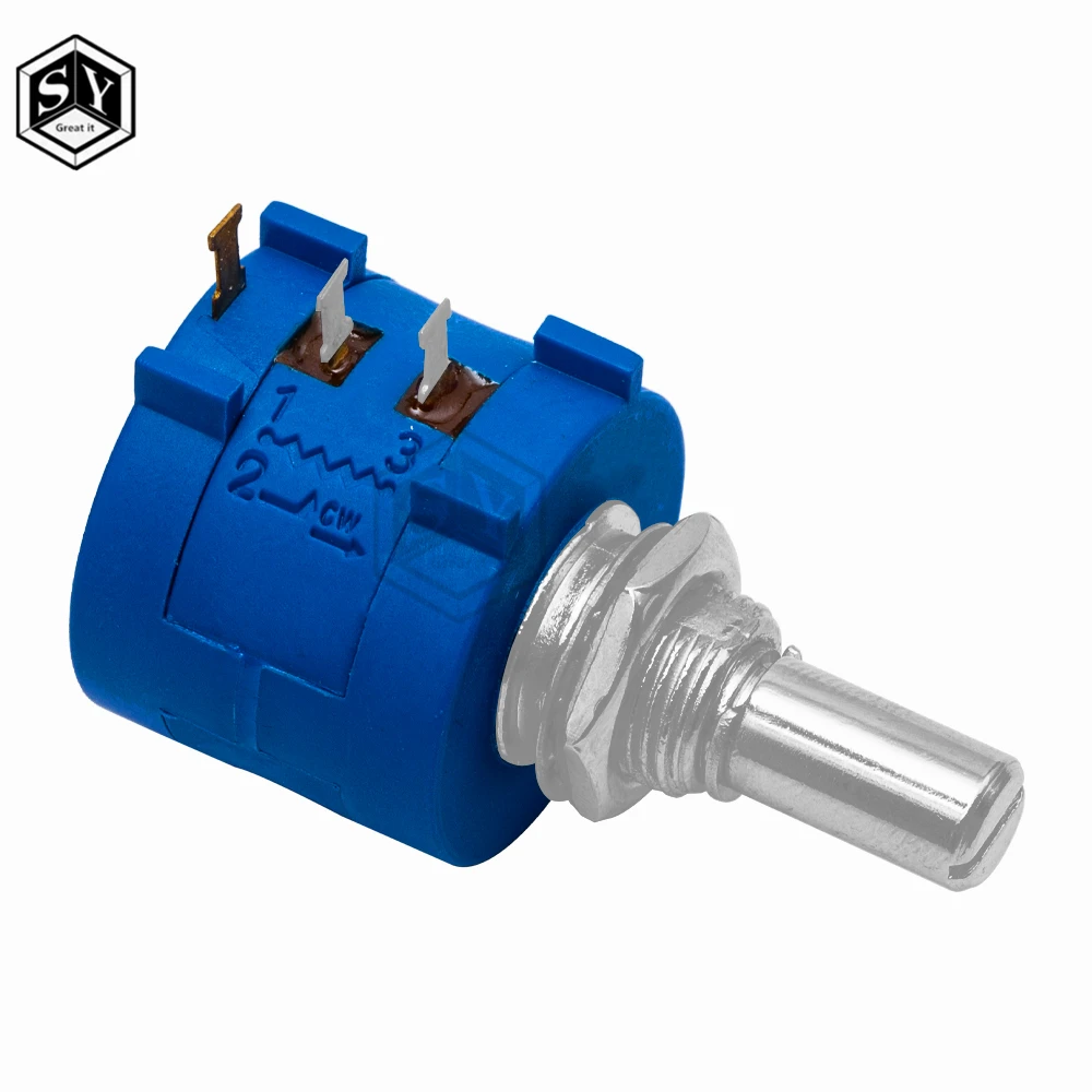 Multiturn Potentiometer Adjustable Resistor 3590S Multiturn Potentiometer 500-100K ohm 3590 102-103