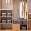Non Woven Fabric Storage Box T-Shirt Sweater Underwear Foldable Storage Cabinet Drawer Organizer Kid Toy Storage Baskets 3