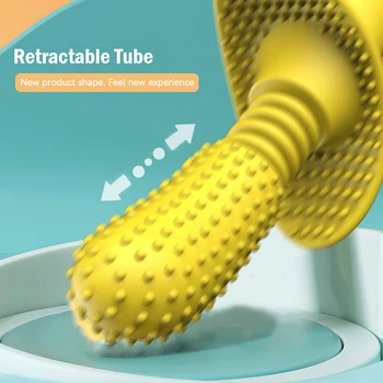 Powerful Vibrator Female Heat Telescopic Clitoris Rechargeable Vibrators for Women Simulator Dildo Masturbate Adult Sexy Toys 3