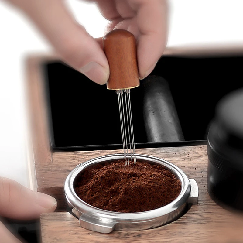 Espresso Coffee Stirrer Distributor Needle Stainless Steel Coffee Powder Tamper Tool Stirring Barista Accessories