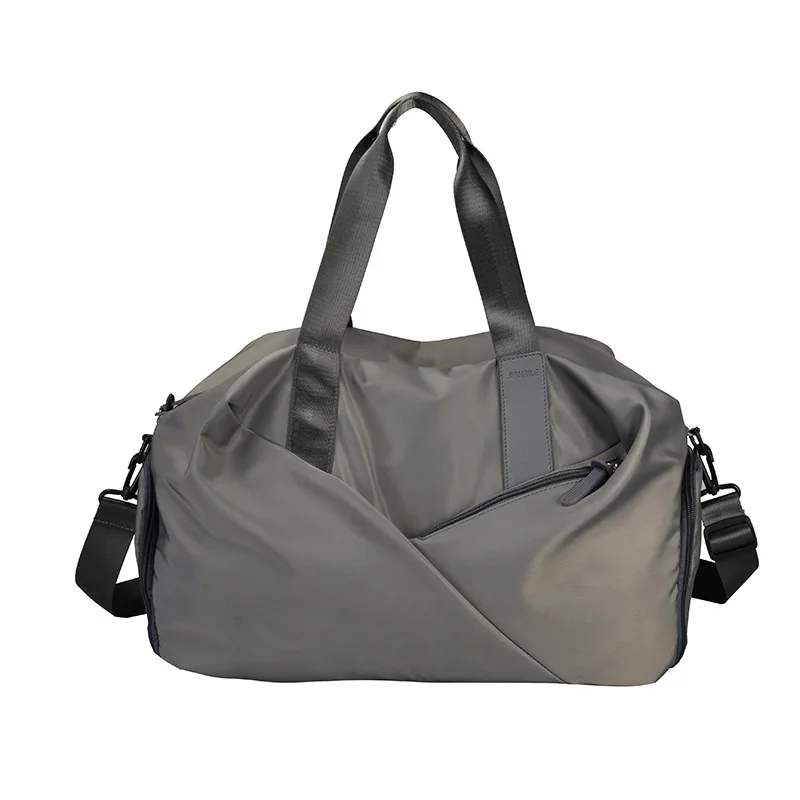 Dry And Wet Separation Folding Gym Bag With Shoe Compartment Multifunction Waterproof Sports Bag Travel