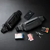 QUESHARK 4 Pockets Large Capacity Outdoor Sports Waist Bag Waterproof Close-fitting Running Bag Anti-theft Cash Register Bag 1