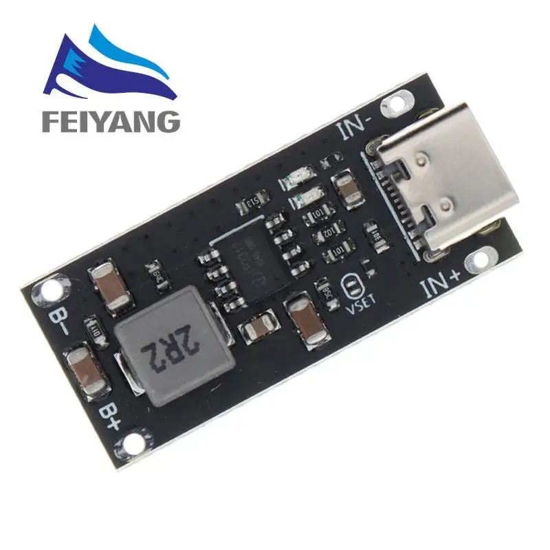 USB Typ-C Hochspannungseingang 3A Polymer Dreifach-Lithium-Batterie Schnellladeplatine IP2312 CC/CV-Modus 5V bis 4,2V – Detail 6
