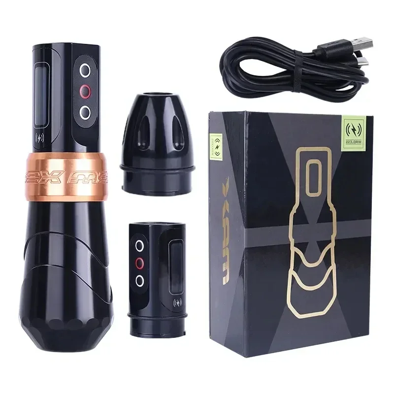 Tattoo Machine Pen 2400mAh Battery 3.5mm/4.0mm Stroke Coreless Motor Lithium Battery Pen Machine For Tattoo Artists FLUK MAX