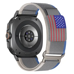 Premium Sport Nylon Trail Loop Strap for 47mm Watches - Durable and Stylish Bracelet Accessory (Blue gray 1)