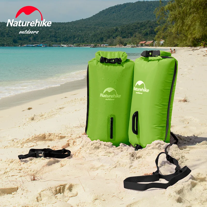 Naturehike Inflatable Waterproof Bag Heel Worm Snorkeling Swimming Bag Beach Water Sports Bags Outdoor Swimming Gear Surf