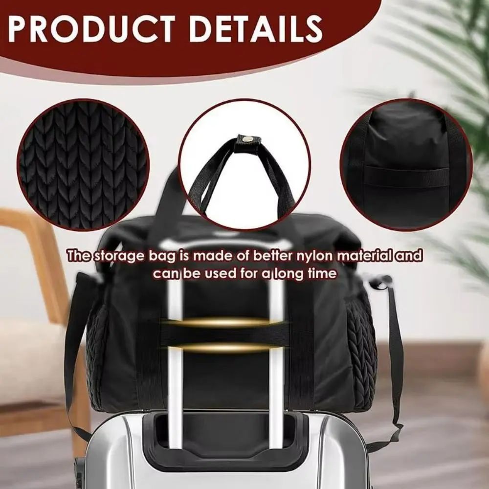 Multifunctional Mommy Diaper Bag Large Capacity Wear-resistant Travel Maternity Bag Portable Lightweight Breastfeeding Bag
