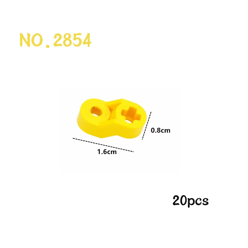 MOC Technical Connector Building Block Parts - Motor Model Car Engine Cylinder Brick by Leduo Toys