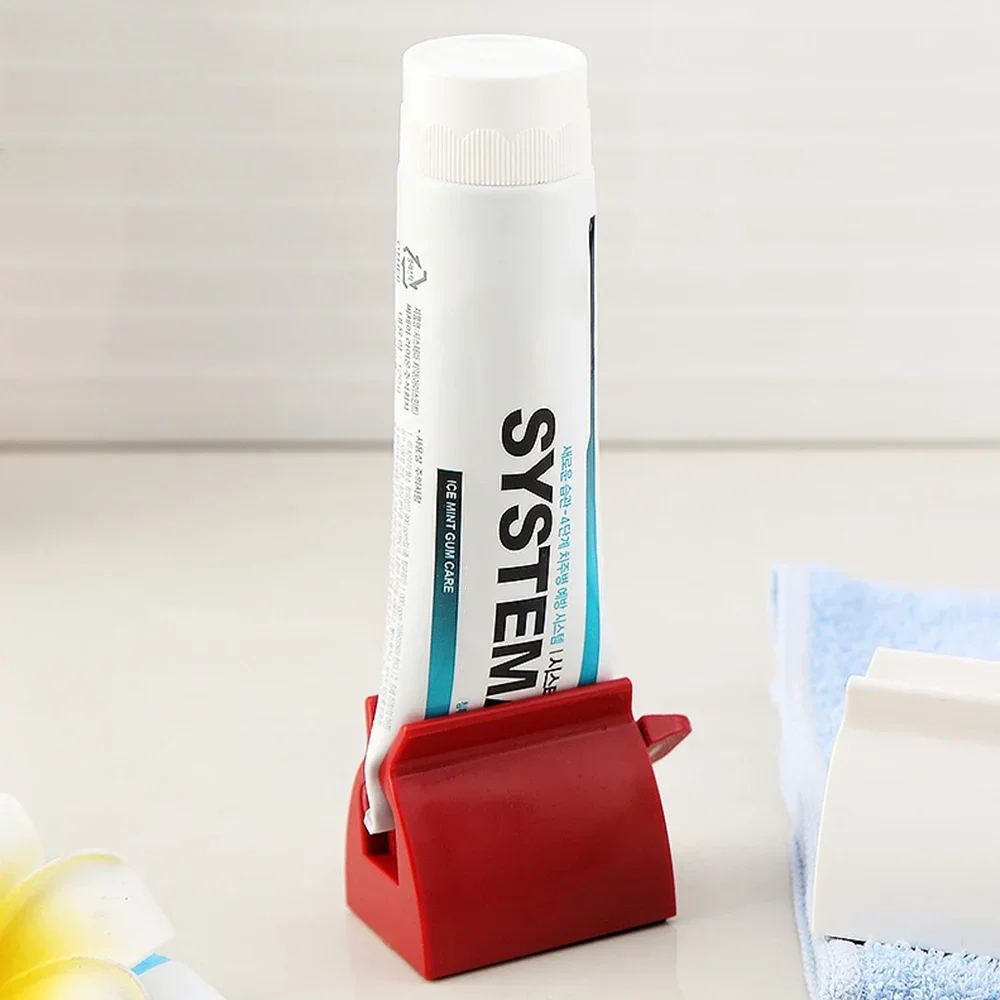 2 Sizes Rolling Tube Toothpaste Squeezer Dispenser Toothpaste Seat Holder Stand Roller Bathroom Set Accessories toothpaste squeezer